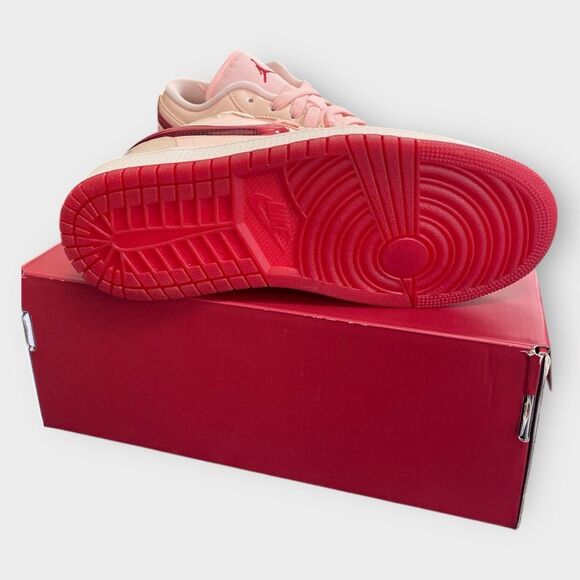 Nike Air Jordan 1 SE Low Patent "Valentine's Day’ HF3174 600 Womens size 8.5 New - Picture 8 of 12